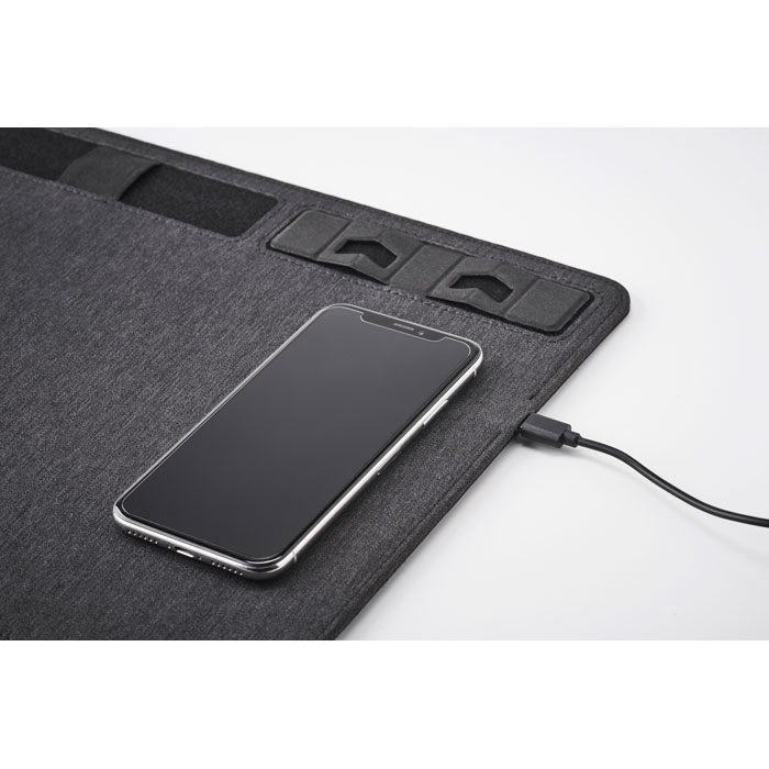 RPET mouse mat charger 15W-Stone grey-Tasmania-australia-7 promotional-RPET mouse mat charger 15W-Stone grey-Tasmania-australia