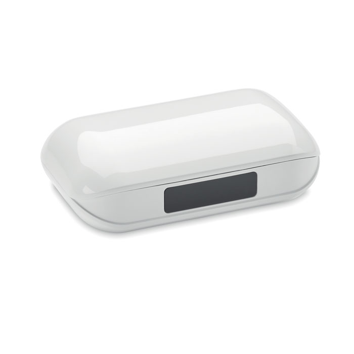 promotional-Recycled ABS TWS earbuds-WHITE-Tasmania-australia