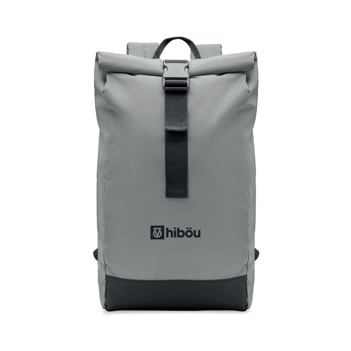 Reflective Rolltop backpack-Matt silver-Tasmania-australia-2