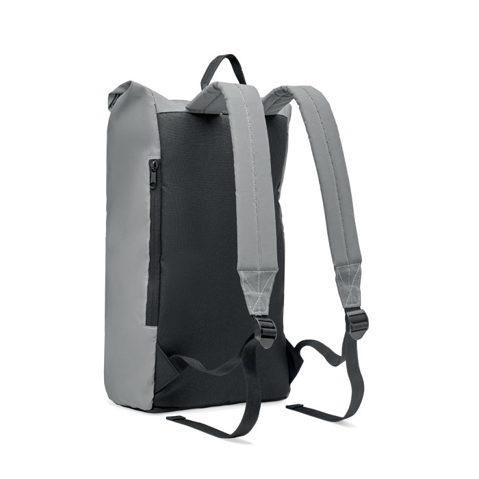 Reflective Rolltop backpack-Matt silver-Tasmania-australia-3