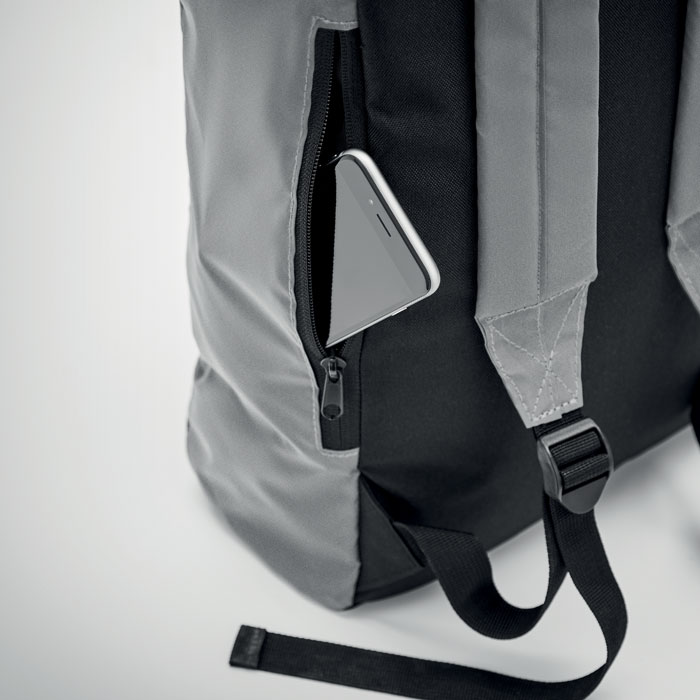 Reflective Rolltop backpack-Matt silver-Tasmania-australia-5