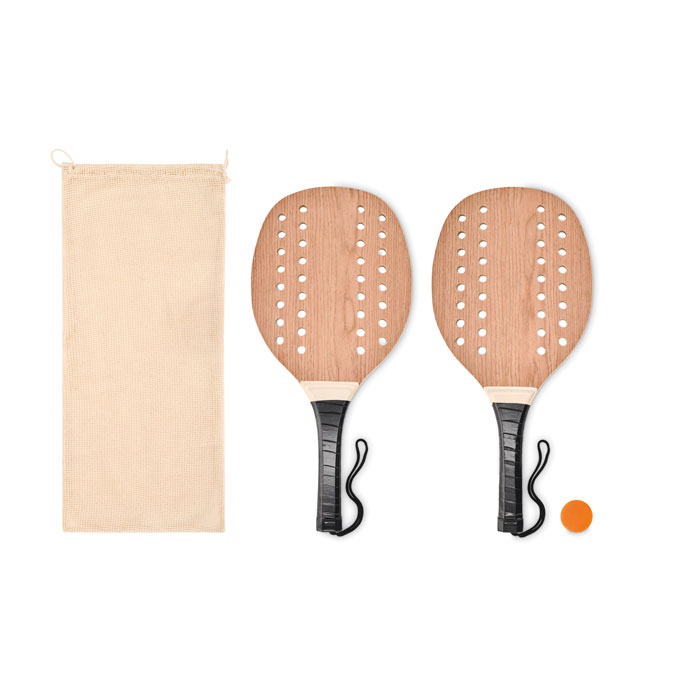 customized-Rosewood beach tennis set -wood-Tasmania-australia