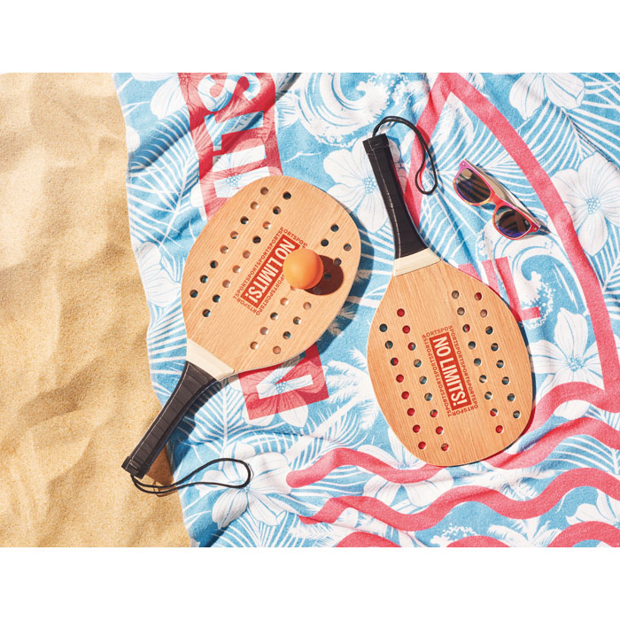 customized-Rosewood beach tennis set -wood-Tasmania-australia