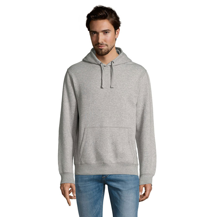 personalized-SPENCER HOODED SWEAT 280-GREY MELANGE-TASMANIA AUSTRALIA