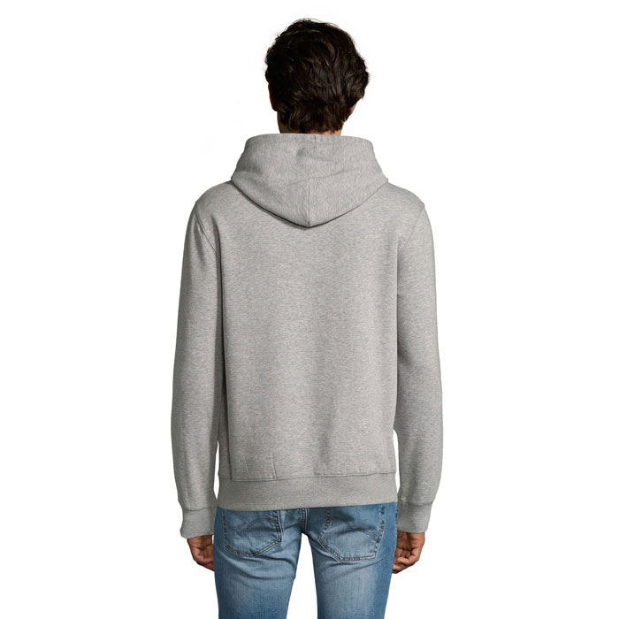 personalized-SPENCER HOODED SWEAT 280-GREY MELANGE-TASMANIA AUSTRALIA