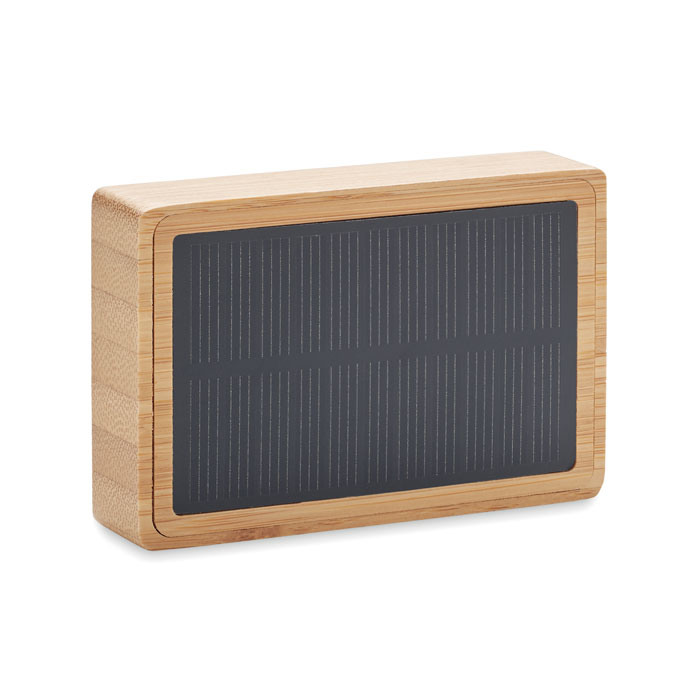 promotional-Solar bamboo wireless speaker-Wood-Tasmania-australia