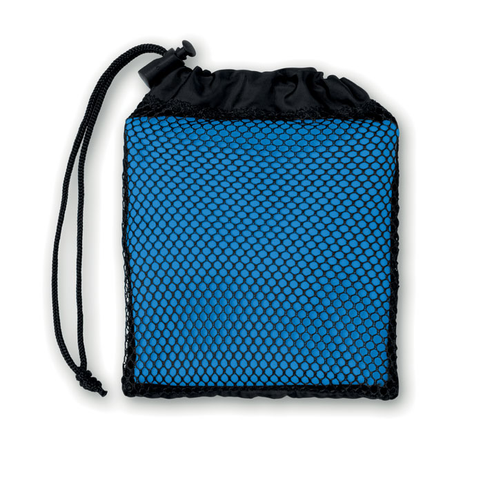 personalized-Sports towel with pouch-Royal blue-Tasmania-australia