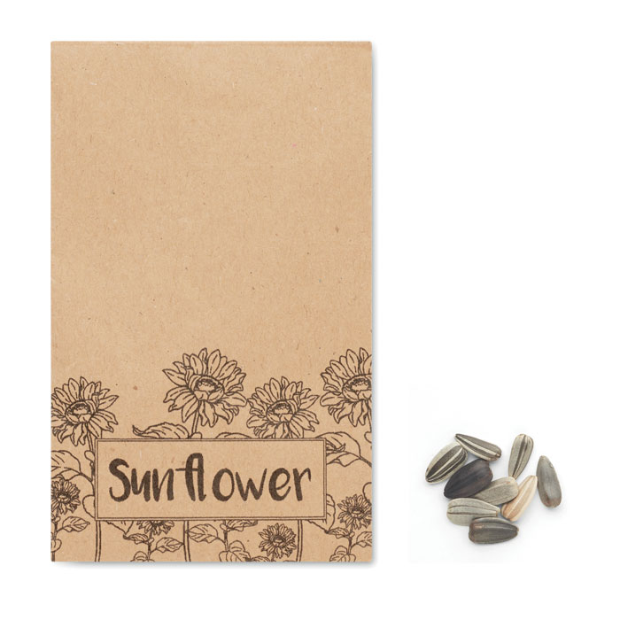 Sunflower seeds in envelope- Beige - Tasmania- Australia-1 personalized-Sunflower seeds in envelope- Beige - Tasmania- Australia