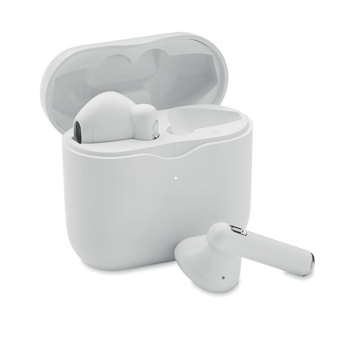 personalized-TWS earbuds with charging base-White-Tasmania-australia
