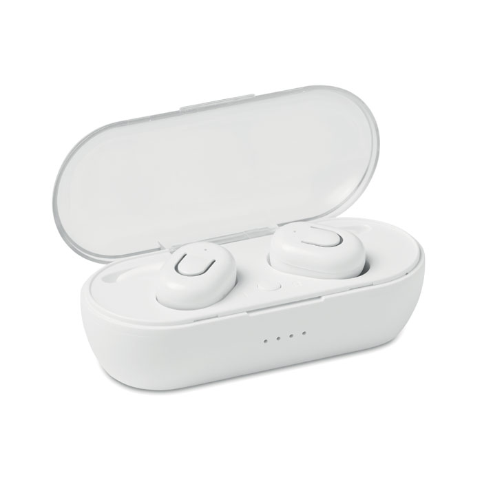 promotional-TWS earbuds with charging box-WHITE-Tasmania-australia