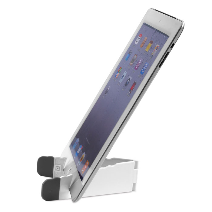 Tablet and smartphone holder-White-Tasmania-australia-2 promotional-Tablet and smartphone holder-White-Tasmania-australia