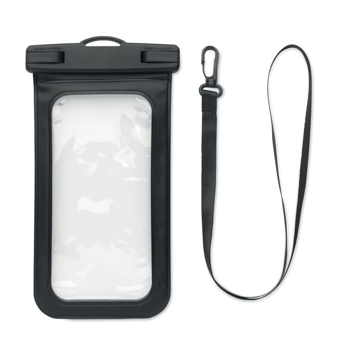 promotional-Waterproof smartphone pouch-Black-Tasmania-australia