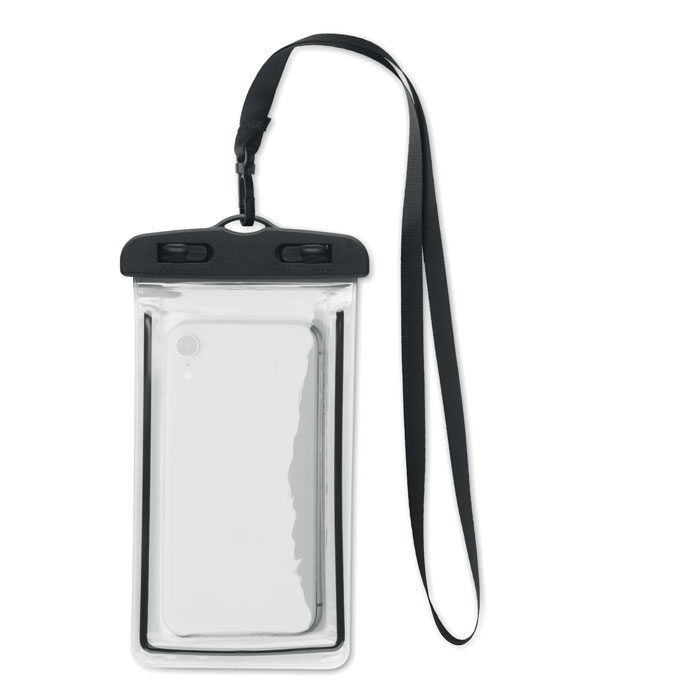 promotional-Waterproof smartphone pouch-Black-Tasmania-australia