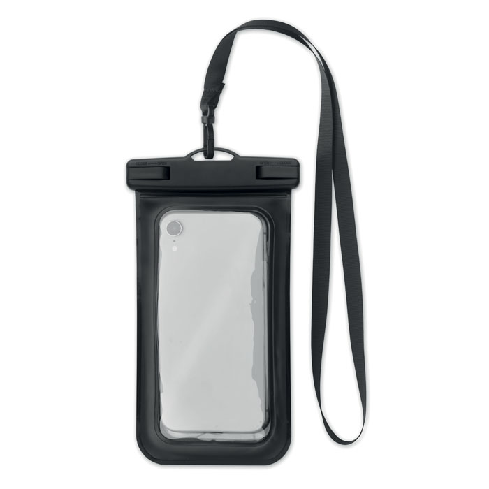 promotional-Waterproof smartphone pouch-Black-Tasmania-australia
