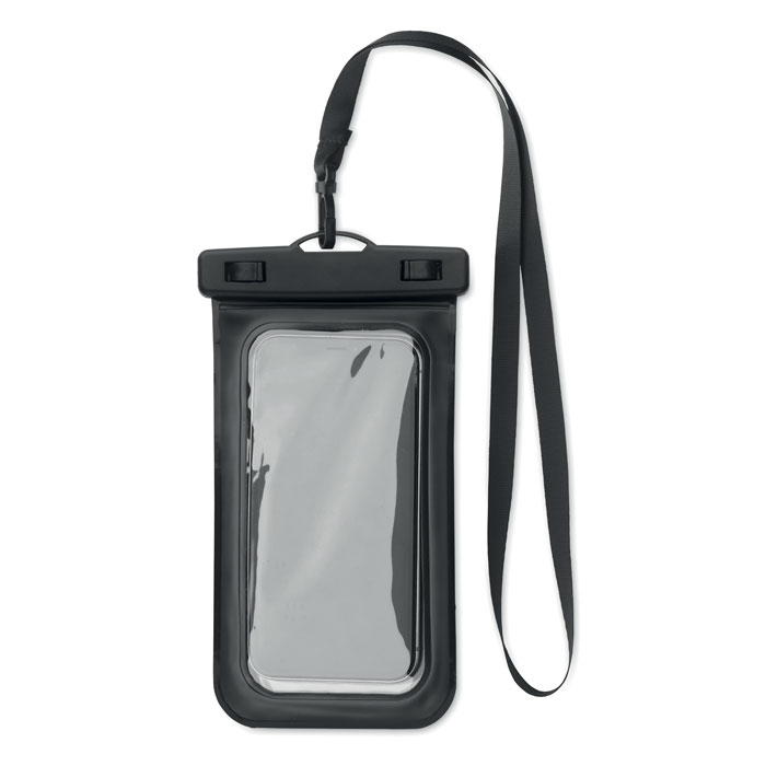 promotional-Waterproof smartphone pouch-Black-Tasmania-australia