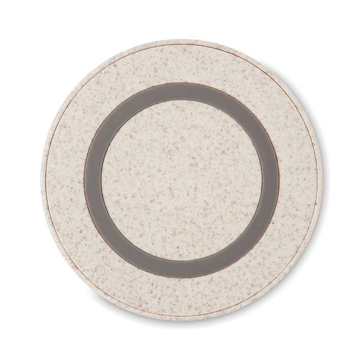 promotional-Wheat straw ABS charger 5W-Beige-Tasmania-australia