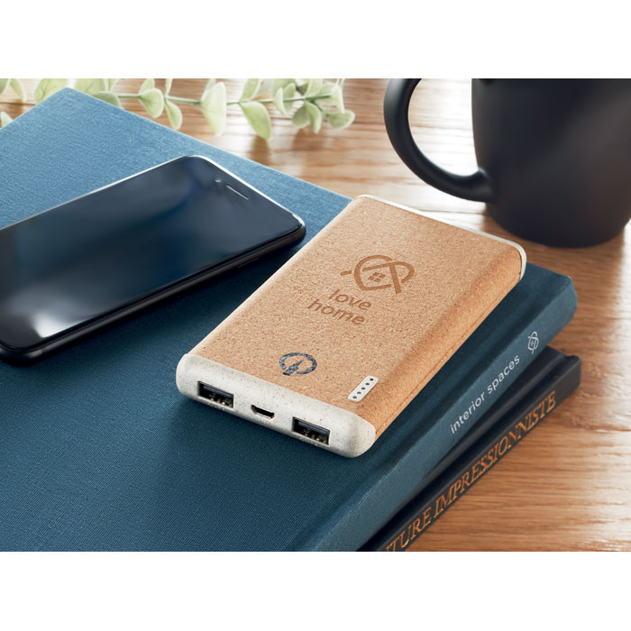 Wireless 10000mAh PowerBank-Beige-Tasmania-australia-4 promotional-Wireless 10000mAh PowerBank-Beige-Tasmania-australia