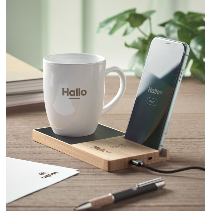 promotional-Wireless charger mug warmer-White-Tasmania-australia