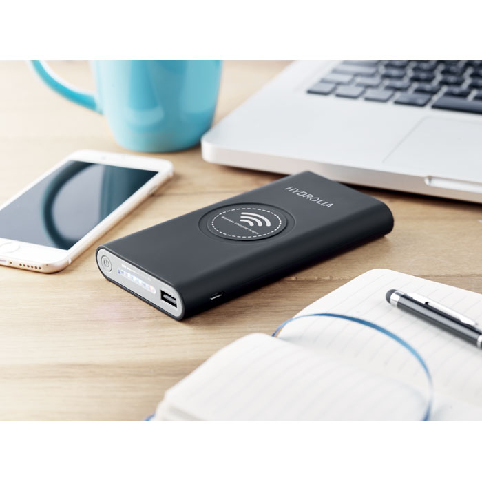 promotional-Wireless power bank Type C-Black-Tasmania-australia