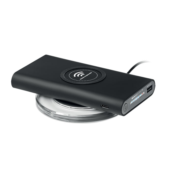 promotional-Wireless power bank Type C-Black-Tasmania-australia