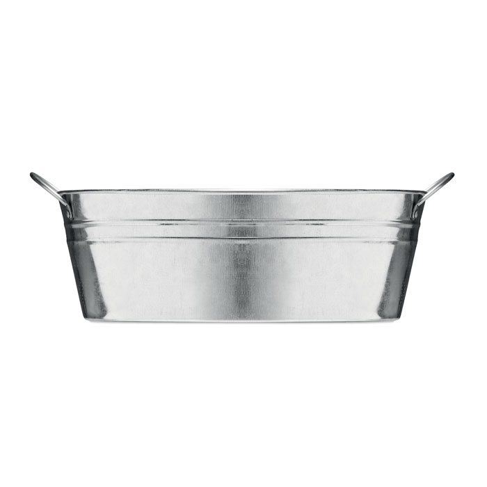 Zinc tub with 3 herbs seeds-MATT SILVER-Tasmania-australia-3