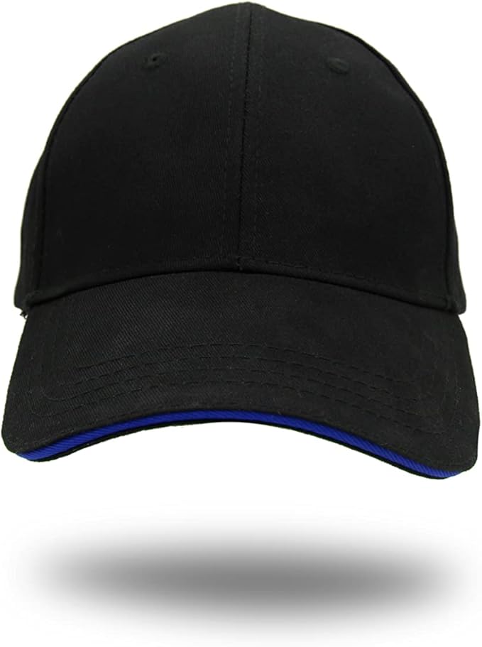 Sports-Baseball-Unsiex-Cap-black-blue-sandwich-2