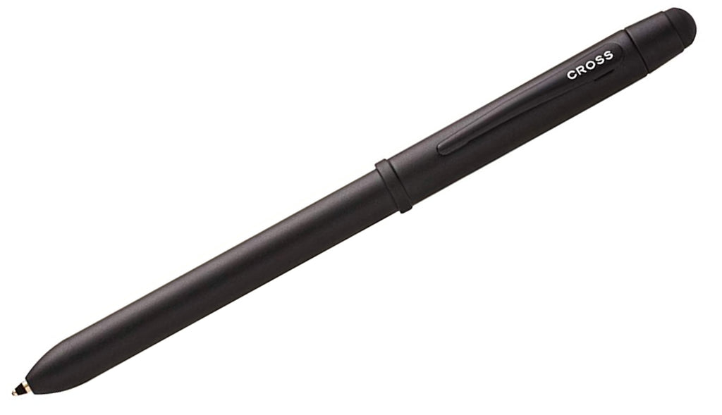 Tech3-All-Satin-Black-Multifunction-Pen-with-Stylus-3in1